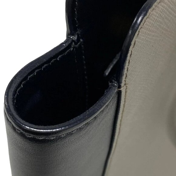 PRADA - Gray Black Saffiano Leather Tote Bag 760-042825 - Picture 10 of 14